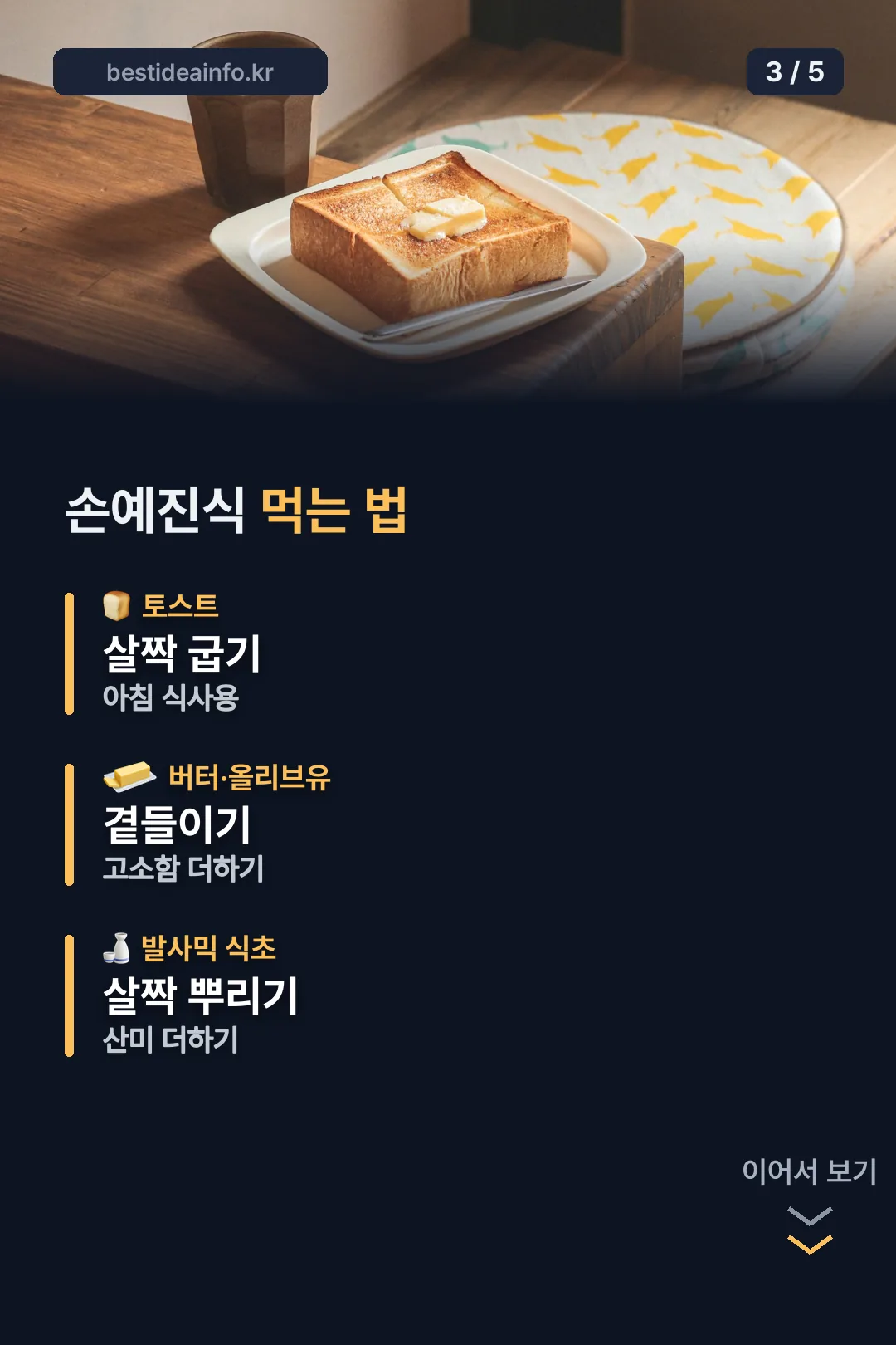 손예진식 먹는 법