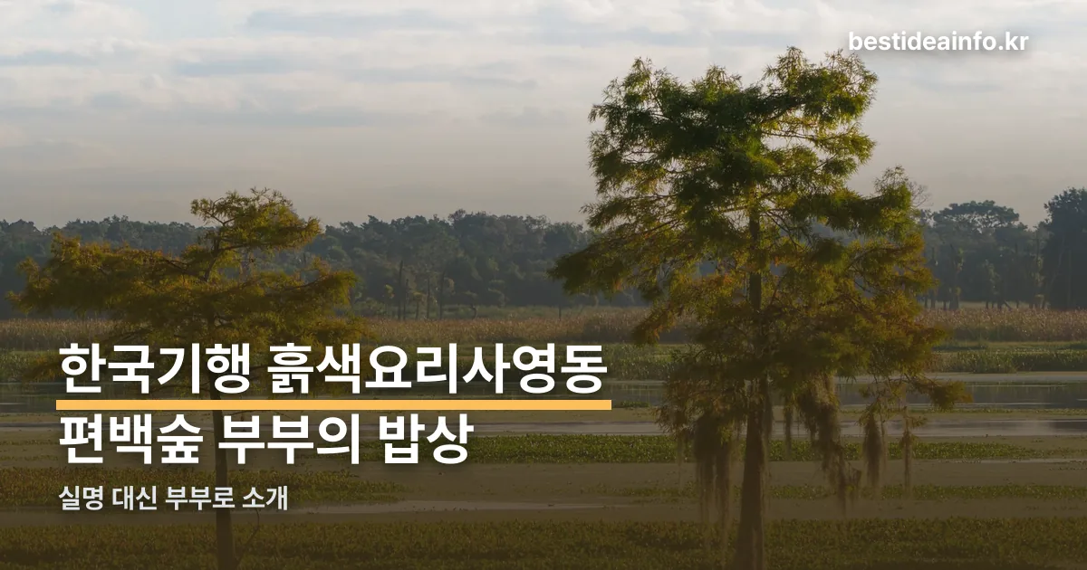 한국기행 흙색요리사영동 정리 썸네일