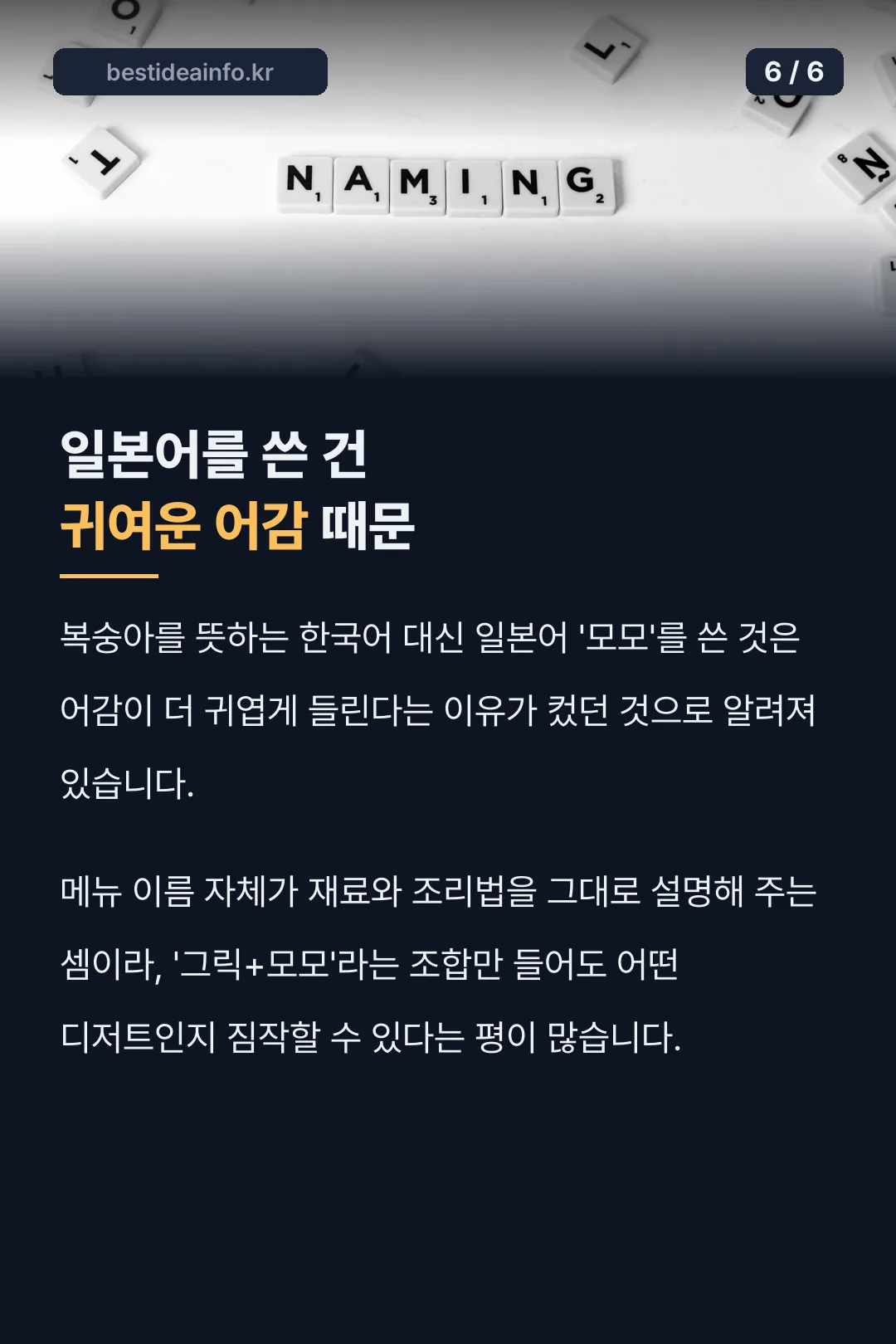 일본어 이름을 쓴 이유